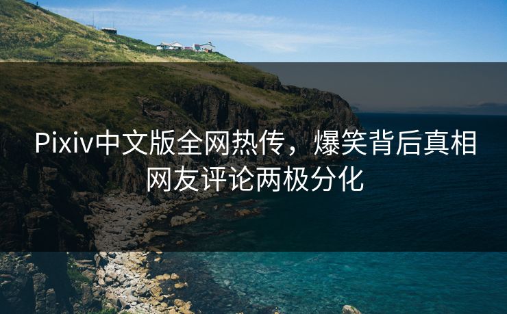 Pixiv中文版全网热传，爆笑背后真相网友评论两极分化