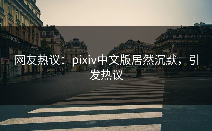 网友热议：pixiv中文版居然沉默，引发热议